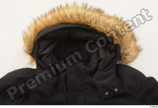 Clothes   271 black coat black parka casual hood…